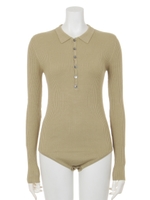 RAYON RIB HG POLO SH/BEG