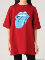 ROLLING STONES BIG Tシャツ/RED