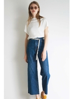 総針ルーズニット/ホワイト(030)