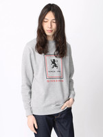 ライオンプリントクルーネックスウェット