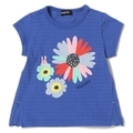 お花プリントTシャツ