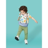 動物柄サスペンダーTシャツ