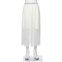 ウエストゴムメッシュスカート