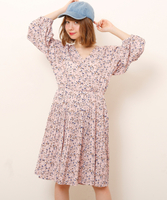 カシュクール×プリーツワンピース