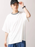 WEGO/ラインリブビッグTシャツ