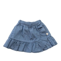 インファント デニムライクラッフルスカート