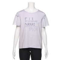 袖リボンエッフェル刺しゅうTシャツ