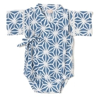 麻の葉柄甚平ロンパース