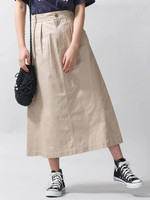 WEGO/ツイルロングスカート