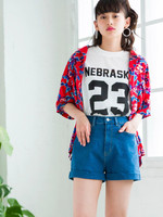 WEGO/デイリーハイウエストショーツ