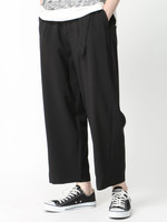 WEGO/ストレッチベルトワイドスラックス
