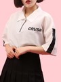 WC/CRUSHリングジップTシャツ