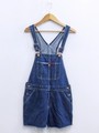 オーバーオールショーツ サイズ表記 M　TOMMY HILFIGER