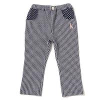 Sophie la girafe ギンガムチェックコットンロングパンツ