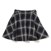 【50%OFF】【キッズサイズ向け】チェック柄フレアスカート