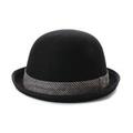 【50%OFF】【ニコ☆プチ掲載】千鳥チェックリボン付きボーラーハット