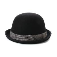 【50%OFF】【ニコ☆プチ掲載】千鳥チェックリボン付きボーラーハット