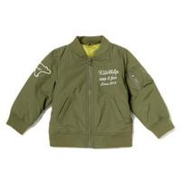 【50%OFF】クマ刺しゅう中綿入りブルゾン