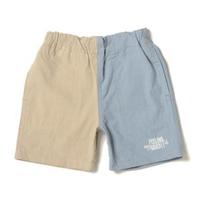 【50%OFF】バイカラーコットンショートパンツ