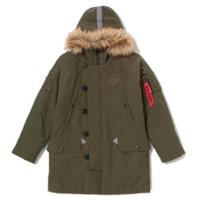 【50%OFF】フェイクファーつきミリタリー風コート