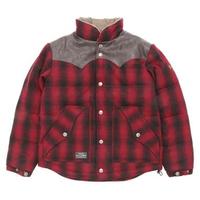 【50%OFF】ヨークレザーダウン入りジャケット