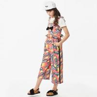 【50%OFF】リボン＆フリルつきビスチェ×ワイドパンツセット