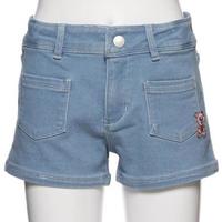 【50%OFF】ワッペンつきデニムショートパンツ