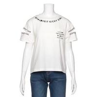 【50%OFF】袖開きロゴＴシャツ