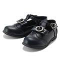 【50%OFF】【トドラーサイズ】リボンつきフェイクレザーウィングチップシューズ