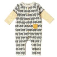 ヒツジ総柄カバーオール