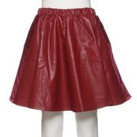 【30%OFF】フェイクレザーサーキュラースカパン