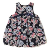 フラワーレースバルーンワンピース