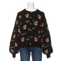 【30%OFF】ラビ子柄ニットカーディガン