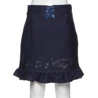 【50%OFF】レースアップ音符刺しゅう台形スカパン