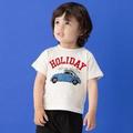 車＆ロゴプリントＴシャツ