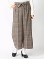 [18AW 新作アイテム]グレンチェックワイドパンツ