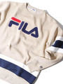 FILA|サガラ刺繍起毛プルオーバー【別注】