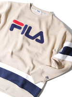 FILA|サガラ刺繍起毛プルオーバー【別注】