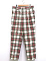 チェックパンツ 