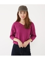 2WAY ROUNDED KNIT/PUR