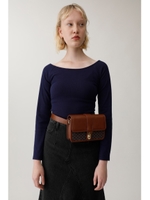 BACK DRAPE CROSS トップス/NVY