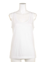 BASIC CUT&SEWN TANK TOP/ホワイト