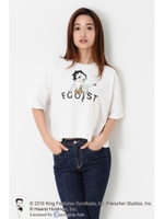 BETTY EGロゴTシャツ/WHITE