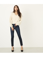 Back レースUP J／W DENIMパギンス/BLU