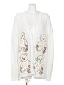 CANDY BEARS KNIT CARDIGAN/OFF WHITE