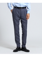 CS_バーズアイストレッチパンツ[ メンズ セットアップ スリーピース 洗える ストレッチ ]/ブルー(092)