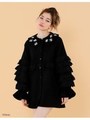 Disney:101 Big collar frill dress/BLACK