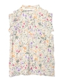 FLOWER PRINT BLOUSE/ホワイト