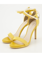 Fパールストラップサンダル/YEL