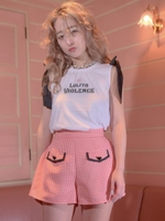 LOLITA VIOLENCEショルダーリボンタンク/WHT